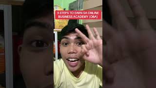 3 Steps To Earn Sa Online Business Academy Oba