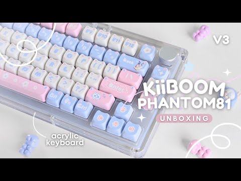 Kiiboom「Phantom 81 V3」upgraded version of prettiest acrylic
