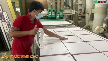 MÁY CNC NESTING 4 Đầu Full Line Holztek Pro-R4F Top Máy Chạy nhất Năm 2022