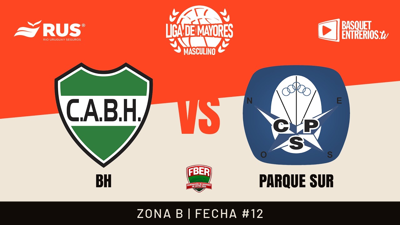 Liga Provincial Masculina de Mayores 2026 – Zona B | Fecha 12: BH – Parque Sur