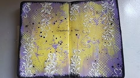 Creativity is You Art Journal with The Crafter