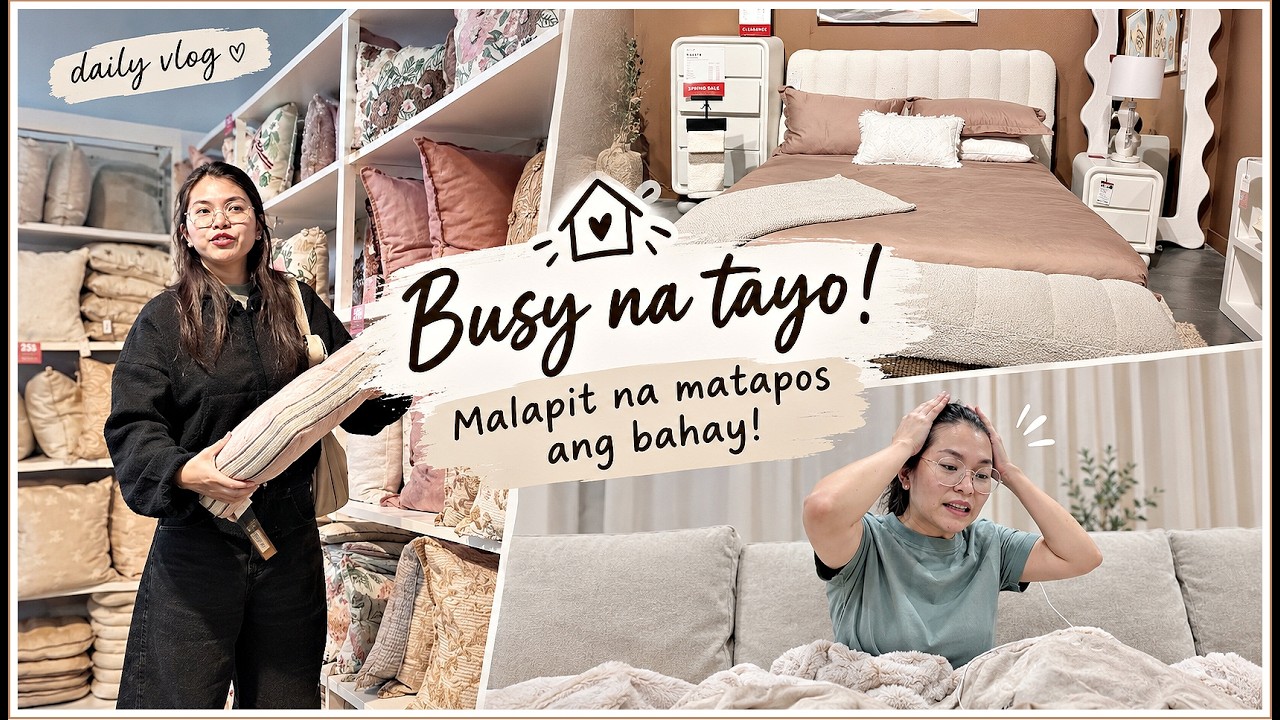 BUSY NA TAYO! MALAPIT NA MATAPOS ANG BAHAY! I RichZigzVlogs