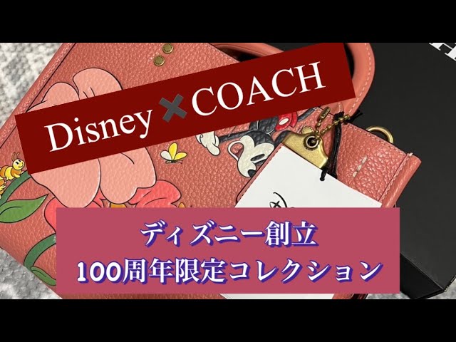 Disney✖️coach ディズニー コーチコラボ バック 100周年限定
