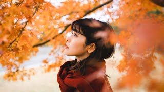 【ブラックミスト No.1】秋の色。"光を操るフィルター"で季節を楽しむポートレート撮影。
