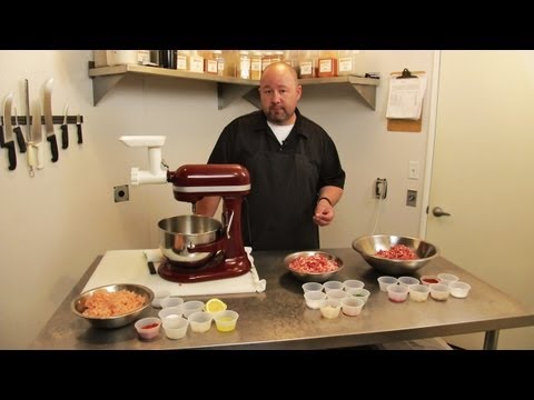 Video: Homemade Sausages In The Intestine In A Meat Grinder - A Step By Step Recipe With A Photo