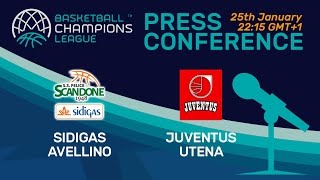 Sidigas Avellino v Juventus Utena - Press Conference