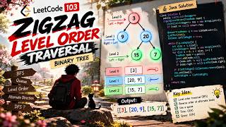 Zigzag Level Order Traversal | LeetCode 103 Solution in Java