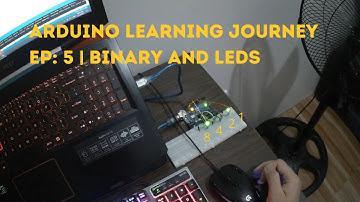 Making a binary counter using LEDS | Arduino learning journey ep 5