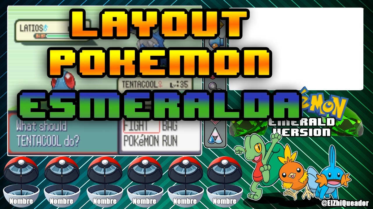Layout Para Pokemon Esmeralda Speedart Descargable Youtube