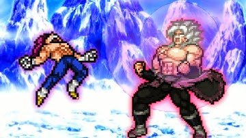 Vegeta DBS V2(All Form) (New) VS Broly DBS in Jump Force Mugen