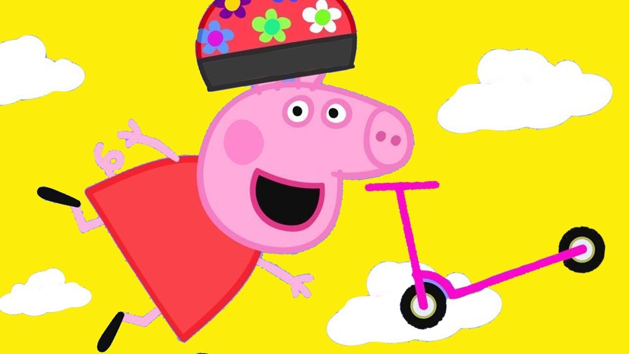peppa pig ride on scooter