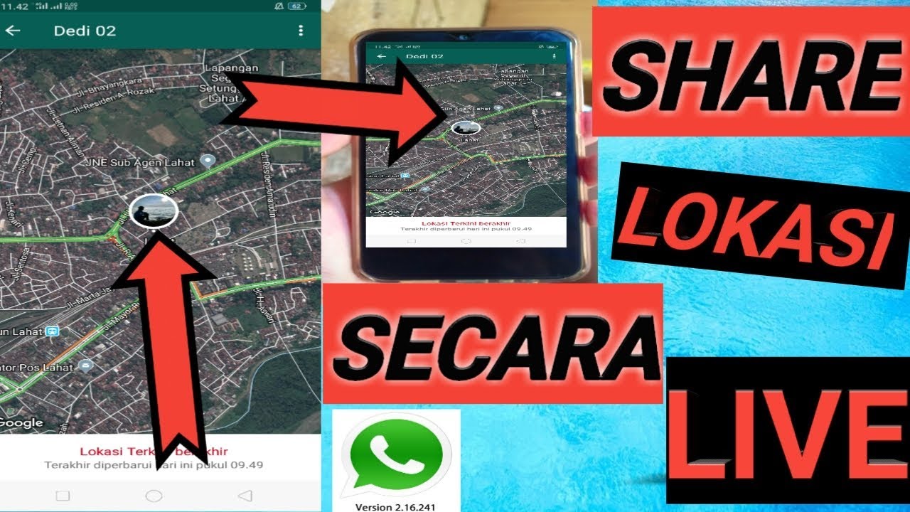 cara share lokasi di whatsapp android secara langsung 