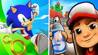 Sonic Dash VS Subway Surfers Which One Is Best? Gameplay Walkthrough  screenshot 3
