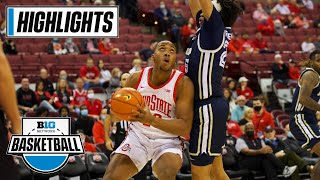 Highlights: Key’s Late Basket Seals Win | Akron at Ohio State | Big Ten Basketball | Nov. 9, 2021