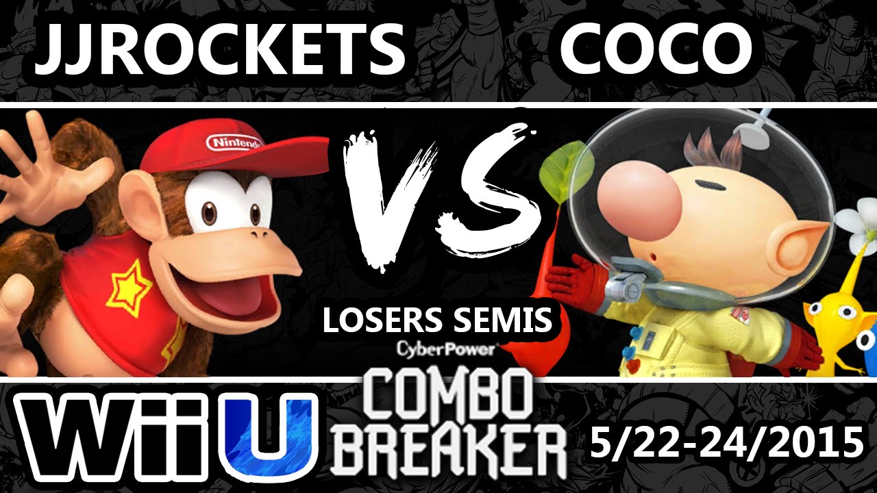 Combo Breaker Coco (Olimar) Vs. JJRockets (Diddy Kong) SSB4 Losers