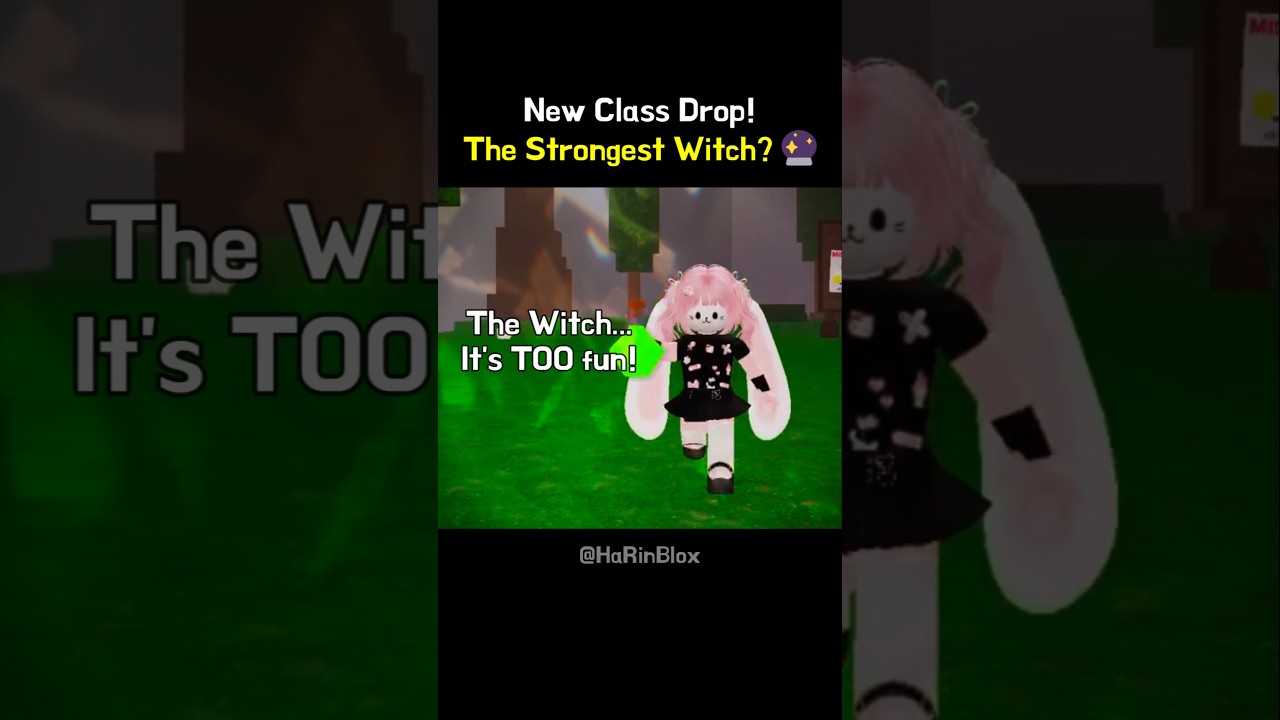 NEW CLASS: The Witch?! 🧪💚