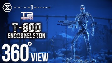MMT2-01 T-800 ENDOSKELETON (TERMINATOR 2) 360° view