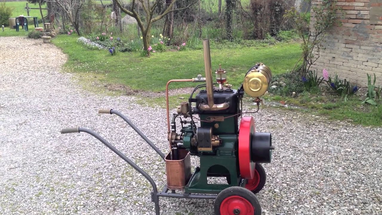 Modellino In Resina Scala 1:43: Motore Stazionario Con Carriola – Stampa 3D