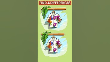 Only 2% of People Can Find All Differences in 10 Seconds!