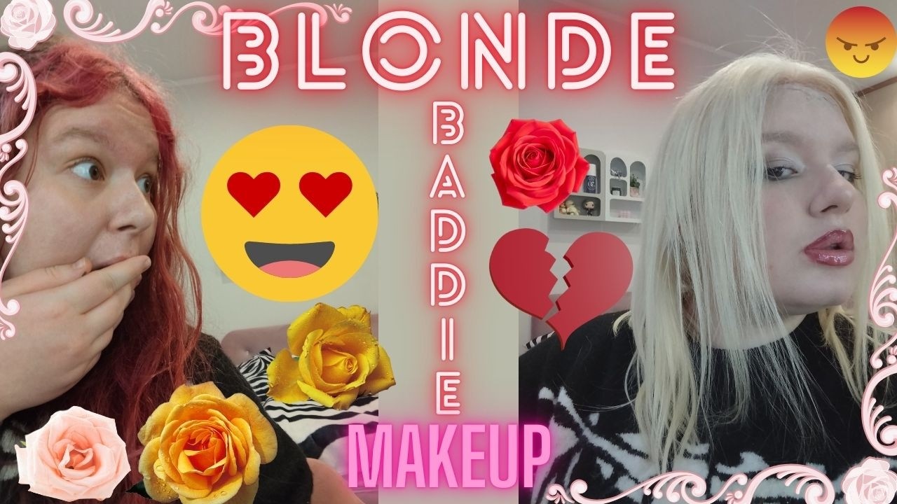 Blonde baddie makeup + test perułki z Temu