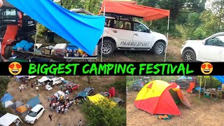 India’s best Car camping setup | जबरदस्त Celebration के साथ | BIGGEST CAMPING FESTIVAL 😎