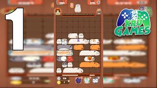 Haru Cats: Slide Block Puzzle Gameplay Walkthrough #1 (Android, IOS) screenshot 2