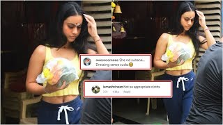 Ajay Devgns Daughter Nysa Devgan Wears Midriff Flaunting Crop Top At Temple, Gets Trolled
