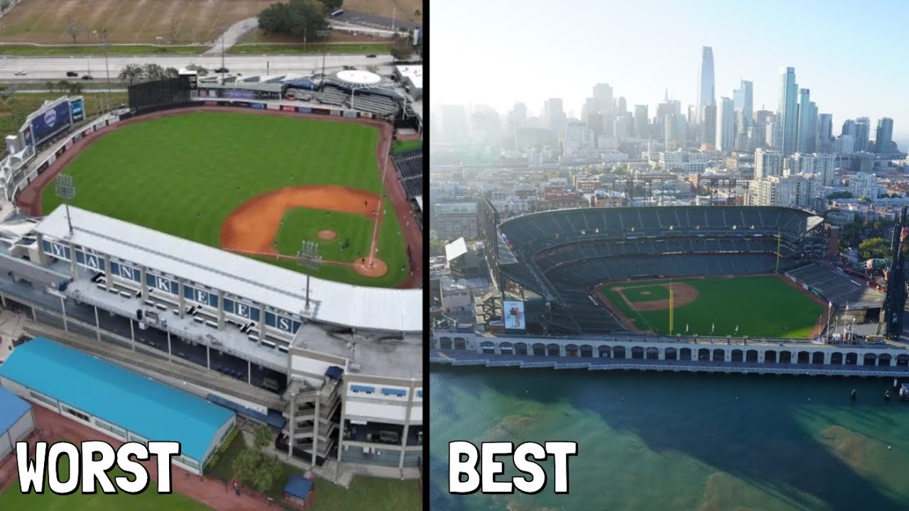 2025 Все стадионы MLB отсортированы от худшего к лучшему