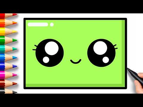 How to Draw a Cute Rectangle for Kids & Toddlers | Easy Step-by-Step