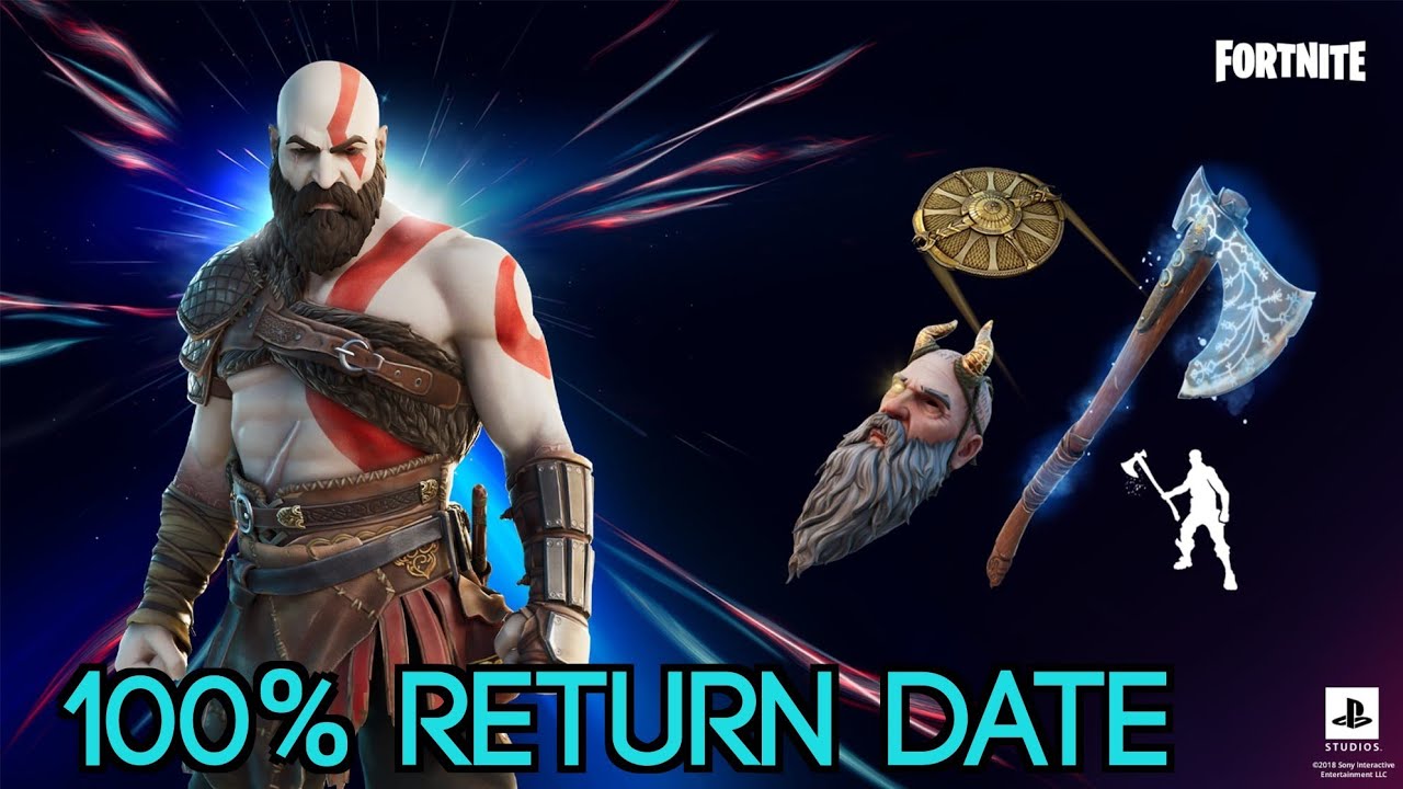 Wann Kommt Kratos Wieder In Den Shop Kratos Skin RETURN RELEASE DATE in Fortnite Item Shop! (Kratos Skin