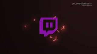 Speedlines Explosion Logo Opener Logo Reveal Template for Content Creators