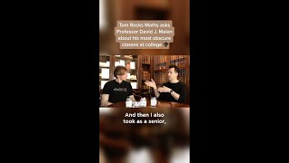 @TomRocksMaths asks Professor David J. Malan about his most obscure classes at college 🎓