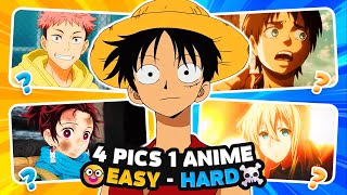 ANIME FIRST EPISODE QUIZ 🥇🍥 4 PICS 1 ANIME 📸 (SUPER EASY ▶️ HARD)