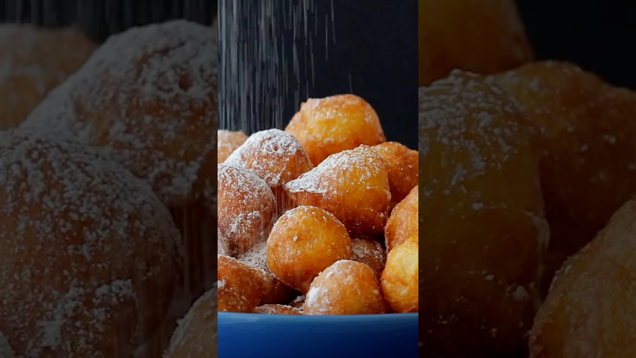 Italian Donut Heaven: Homemade Zeppole at Their Best! #shorts