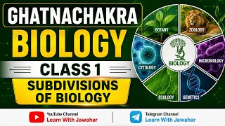 Ghatnachakra- CLASS 1 BRANCHES OF BIOLOGY