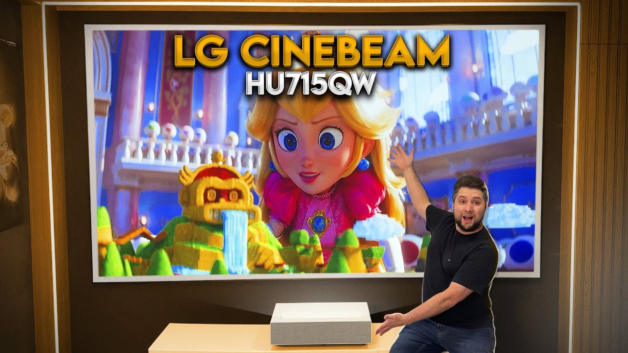 LG HU715QW Projector - GIANT 4K images just a few CENTIMETERS from