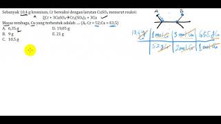 Contoh Soal Stoikiometri 1