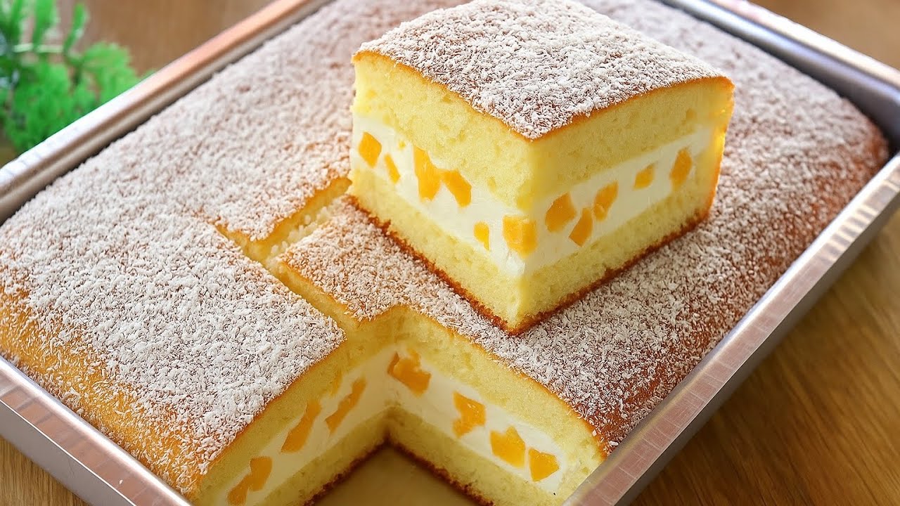 Einfaches Biskuitkuchen-Rezept in wenigen Minuten! Schnell und lecker!