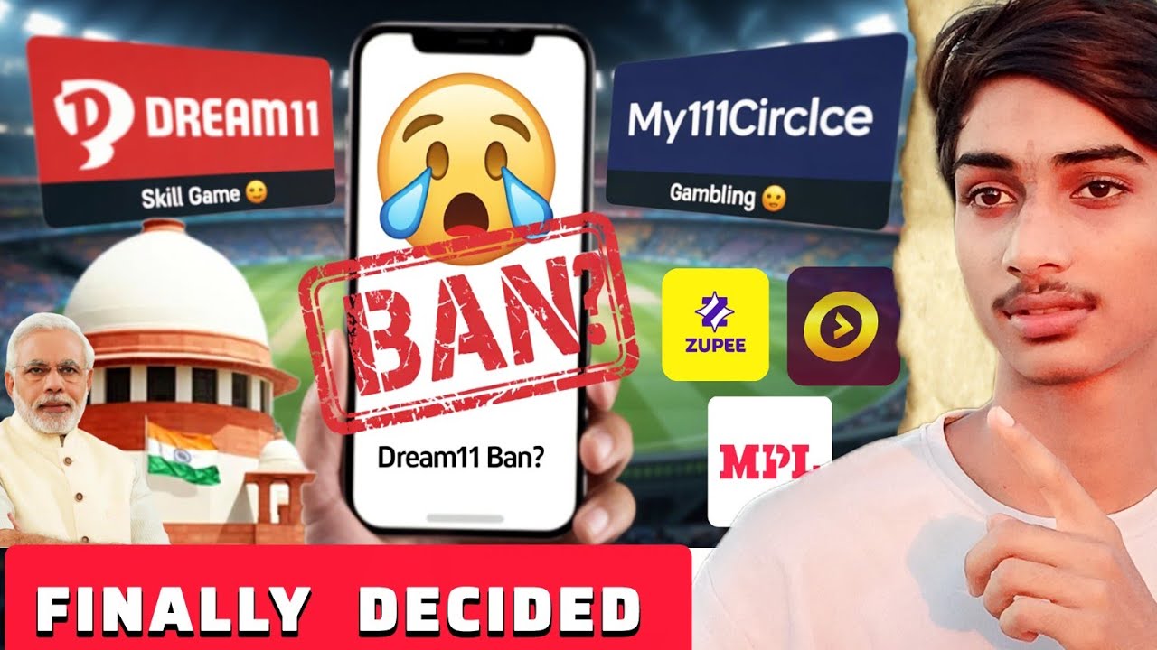 Dream11, My11Circle, WinZO BANNED? | Fantasy Games Ban in India 2025 Full Explainer