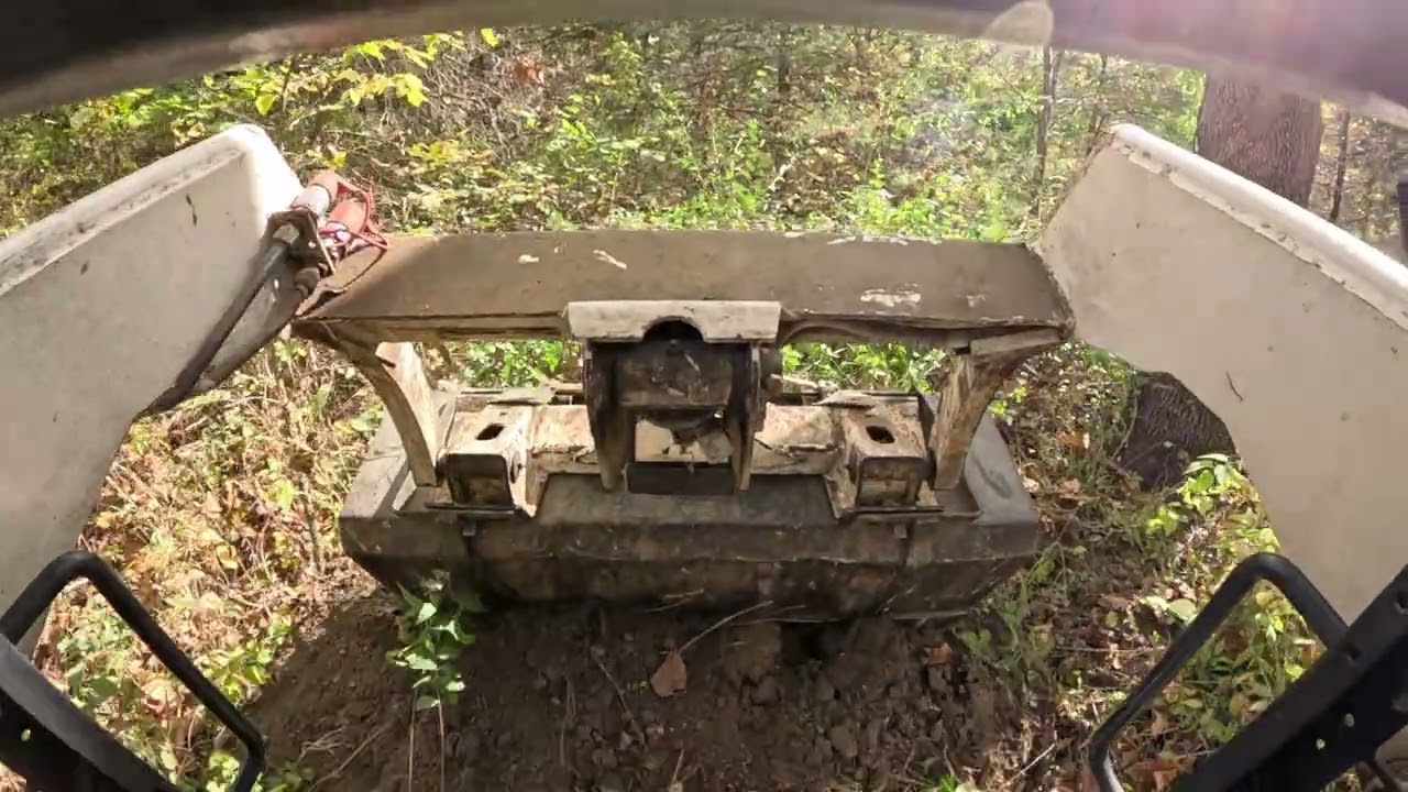 Need to get on the other side of the ditch      Hang on!!