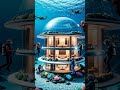 A bunker built under water#bunker #water #aiconstruction #trending #trendingshorts