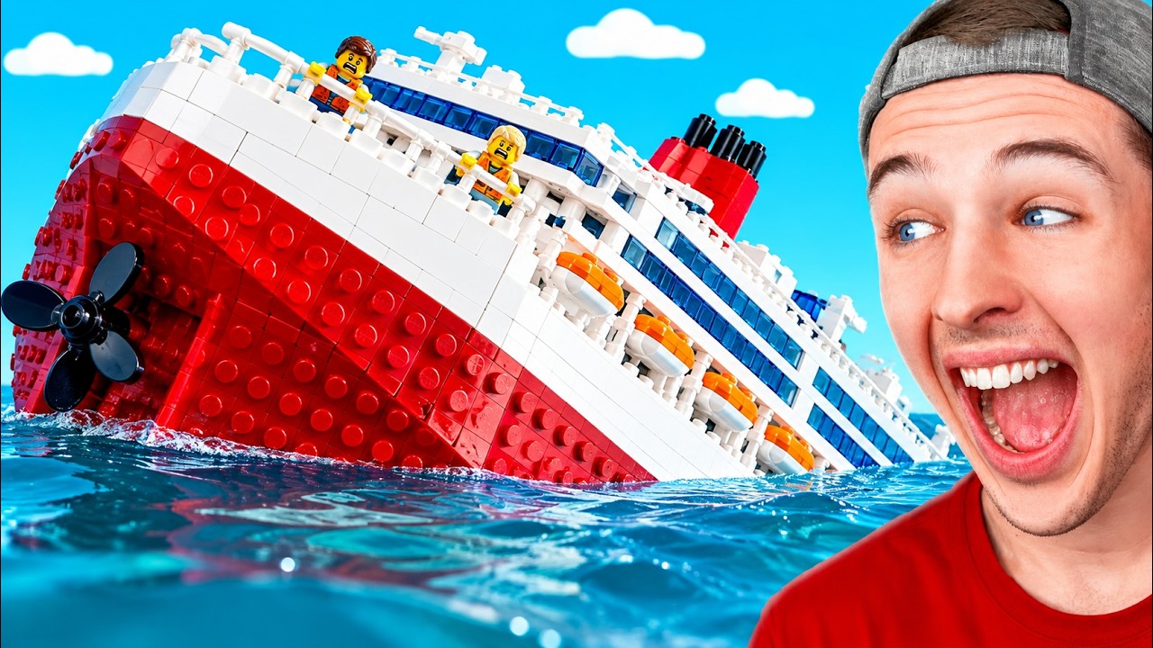 We Watched LEGO Ships Sink in Crazy Ways!