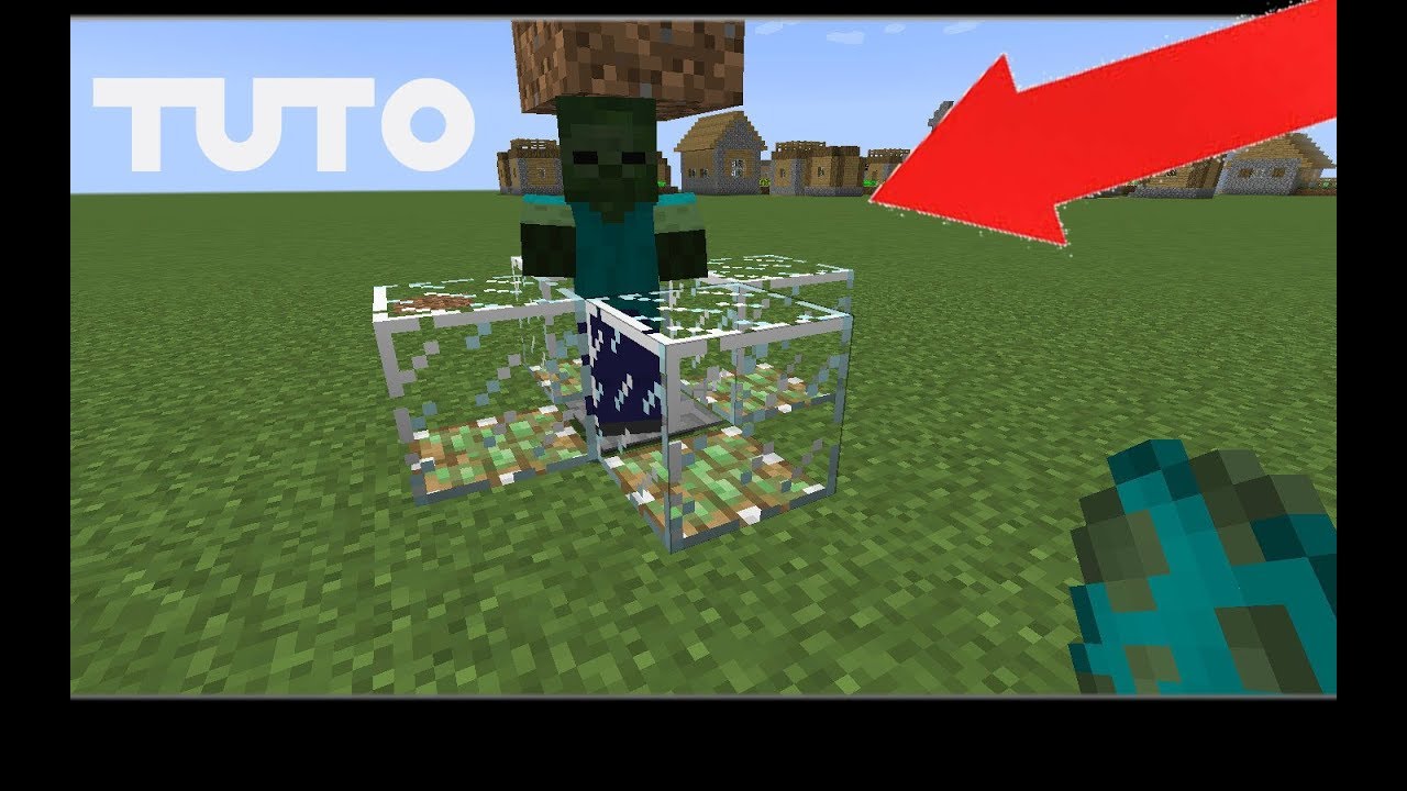TUTO - COMMENT FAIRE UN PIEGE A MOB DANS MINECRAFT - YouTube