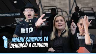"Le sale el tiro por la culata a CLAUDIA" Maru Campos denuncia a la FGR x violaciones a sus derechos