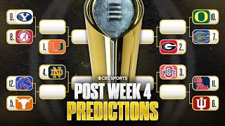 Predicting the College Football Playoff bracket IF THE SEASON ENDED TODAY Guide