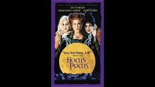 Opening To Hocus Pocus 1998 Vhs