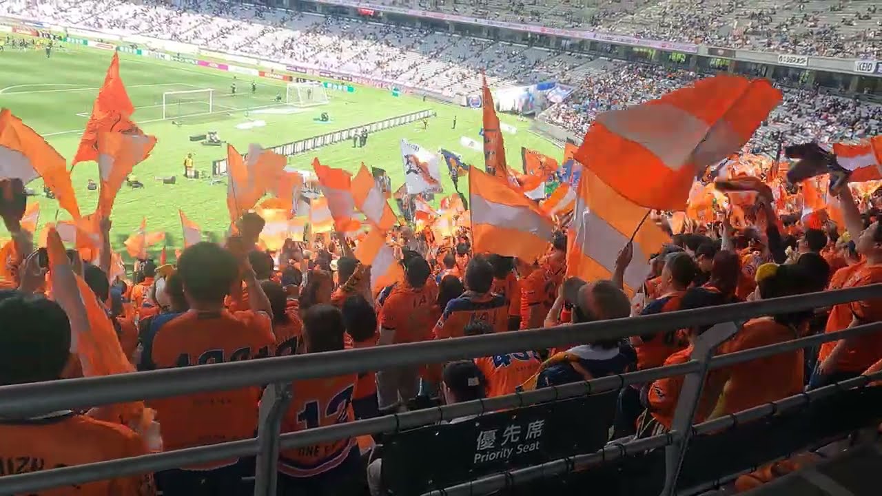 25/4/29(祝火)清水－FC東京　第13節＠味スタ　ＦＰがピッチに登場！⇒オロドゥン⇒マーチ⇒バイーヤ⇒グリコ⇒VITORIA!⇒決めろよゴール！⇒SHIMIZU.まで　