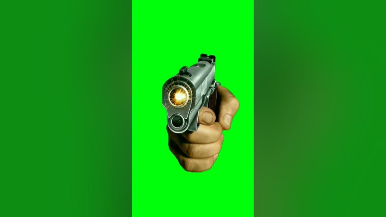Gunshot Fire green Screen video VFX | Chroma Key