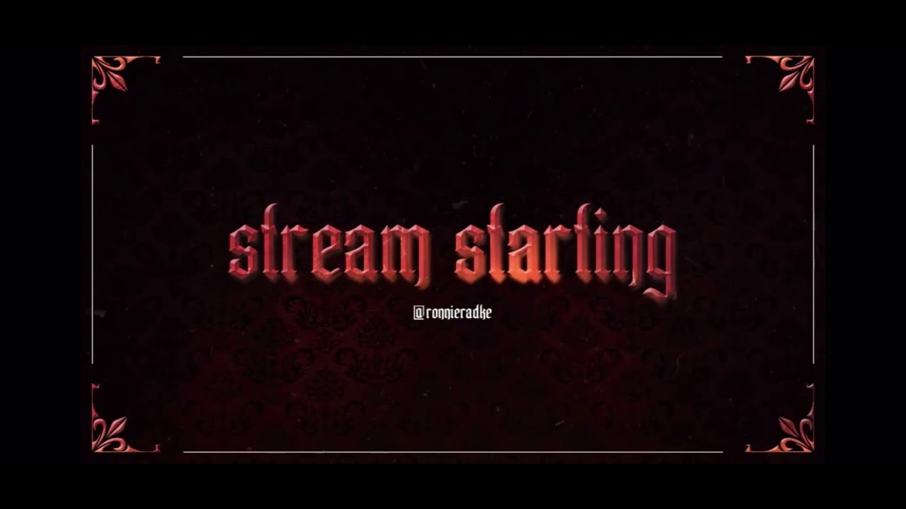 Ronnie radke sings on twitch. (Freestyle)