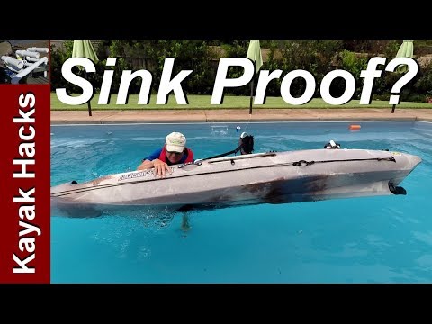 Sinking Kayak - Kayak Buoyancy Aid Tested!
